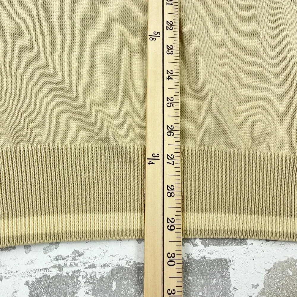Tennessee Volunteers Sweater Men XL‎ Tan Brown V Neck Knit Pullover Golf Adult